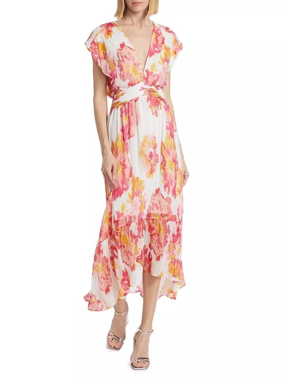 Ramy Brook Floral Summer Maxi Dress XL  Wedding Guest Bridal Shower
